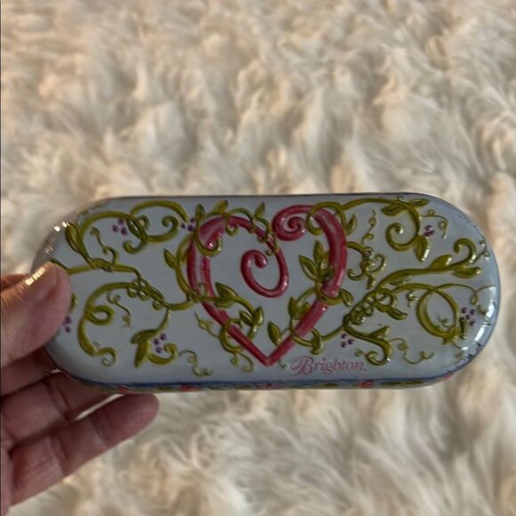 Brighton Metal Floral Eyeglass Case - Picture 1 of 4